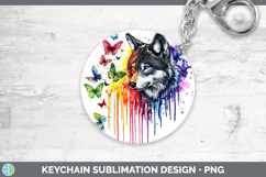 GorgeousRainbow Drips BS01 Keychain design.