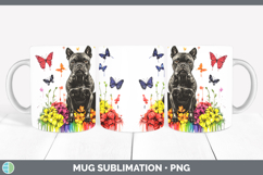 GorgeousRainbow Drips Mug Wrap design.