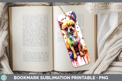 GorgeousRainbow Drips Bookmark design.