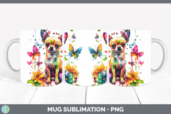 GorgeousRainbow Drips Mug Wrap design.