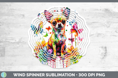 GorgeousRainbow Drips Wind Spinner design.