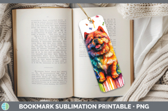 GorgeousRainbow Drips Bookmark design.