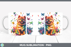 GorgeousRainbow Drips Mug Wrap design.