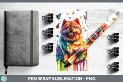 GorgeousRainbow Drips Pen Wrap design.