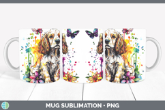 GorgeousRainbow Drips Mug Wrap design.
