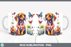 GorgeousRainbow Drips Mug Wrap design.