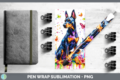 GorgeousRainbow Drips Pen Wrap design.
