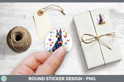 GorgeousRainbow Drips Stickers design.