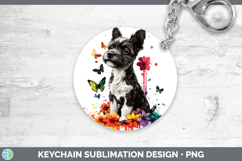 GorgeousRainbow Drips Keychain design.