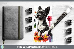 GorgeousRainbow Drips Pen Wrap design.