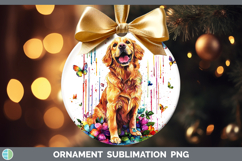 GorgeousRainbow Drips Ornament design.