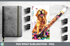 GorgeousRainbow Drips Pen Wrap design.