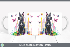 GorgeousRainbow Drips Mug Wrap design.