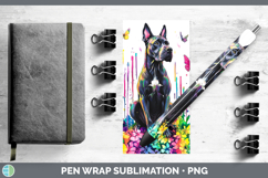 GorgeousRainbow Drips Pen Wrap design.