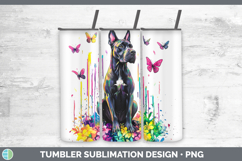 GorgeousRainbow Drips Tumbler design.