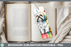GorgeousRainbow Drips Bookmark design.