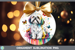 GorgeousRainbow Drips Ornament design.