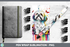 GorgeousRainbow Drips Pen Wrap design.