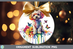 GorgeousRainbow Drips Ornament design.