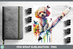 GorgeousRainbow Drips Pen Wrap design.