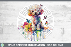 GorgeousRainbow Drips Wind Spinner design.