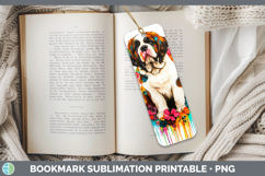 GorgeousRainbow Drips Bookmark design.