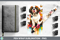 GorgeousRainbow Drips Pen Wrap design.