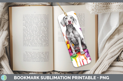 GorgeousRainbow Drips Bookmark design.