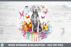GorgeousRainbow Drips Wind Spinner design.