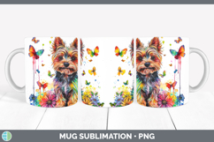 GorgeousRainbow Drips Mug Wrap design.