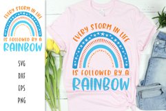 Rainbow Cut File - Every Storm in Life SVG Product Image 1