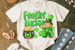 Feeling Lucky PNG, St Patrick's Day PNG, Lucky Day PNG Product Image 5