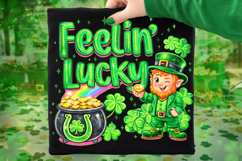 Feeling Lucky PNG, St Patrick's Day PNG, Lucky Day PNG Product Image 7