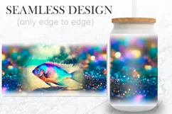 Ocean can glass wrap, sea libbey can glass design Product Image 2