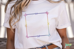 Rainbow Frame Sublimation Clipart Product Image 2