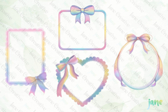 Rainbow Frame Sublimation Clipart Product Image 1