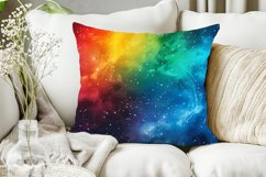 Rainbow Galaxy Digital Paper Bundle Product Image 3