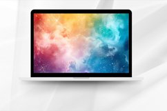 Rainbow Galaxy Digital Paper Bundle Product Image 4