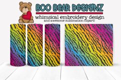 Vibrant Rainbow Sublimation tumbler design Product Image 1