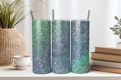 Rainbow Glitter 20oz Tumbler Sublimation PNG Product Image 1