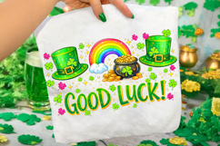 St Patrick's Day Good Luck PNG, Shamrock PNG, Lucky Day PNG Product Image 2