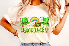 St Patrick's Day Good Luck PNG, Shamrock PNG, Lucky Day PNG Product Image 3