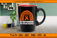 In September We Wear Orange Leukemia Awareness SVG Product Image 3