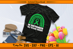 In September We Wear Green Rainbow SVG File Product Image 2