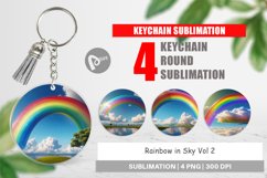 Keychain Rainbow in Sky Product Image 1