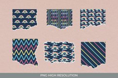 Rainbow in The Sky Element Pattern Torn Paper Product Image 1