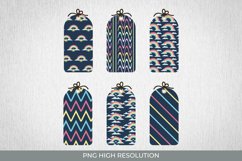Rainbow in The Sky Element Patterned Shaped Tag Product Image 1