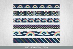 Rainbow in The Sky Element Seamless Stripe Product Image 1