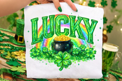 St Patrick's Day Lucky PNG, Shamrock PNG, Irish PNG, Clover Product Image 2
