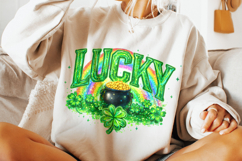 St Patrick's Day Lucky PNG, Shamrock PNG, Irish PNG, Clover Product Image 5
